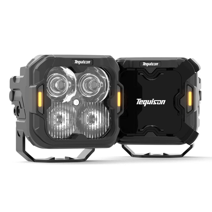 Tequison Sport version 40W/ 3 Inch Pod Light For A1-Series (White Combo Beam)A SET