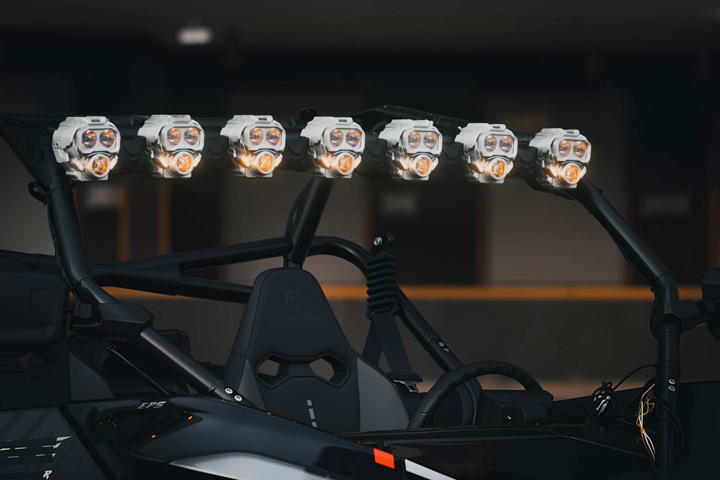 Tequsion Universal 7 Pods LED Light Bar Combo