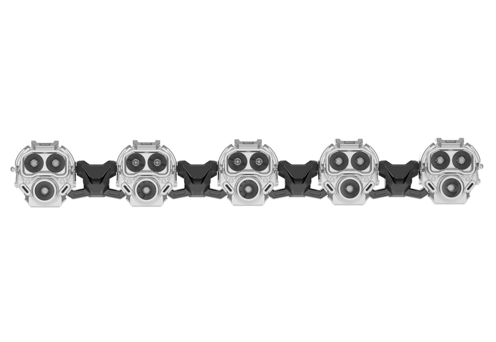 5 Pods LED Light Bar White DRL Combo Beam Tequsion Monster 1 Off Road Work Light ADC12 Aluminum Housing PC Lens IP68 for Truck SUV ATV