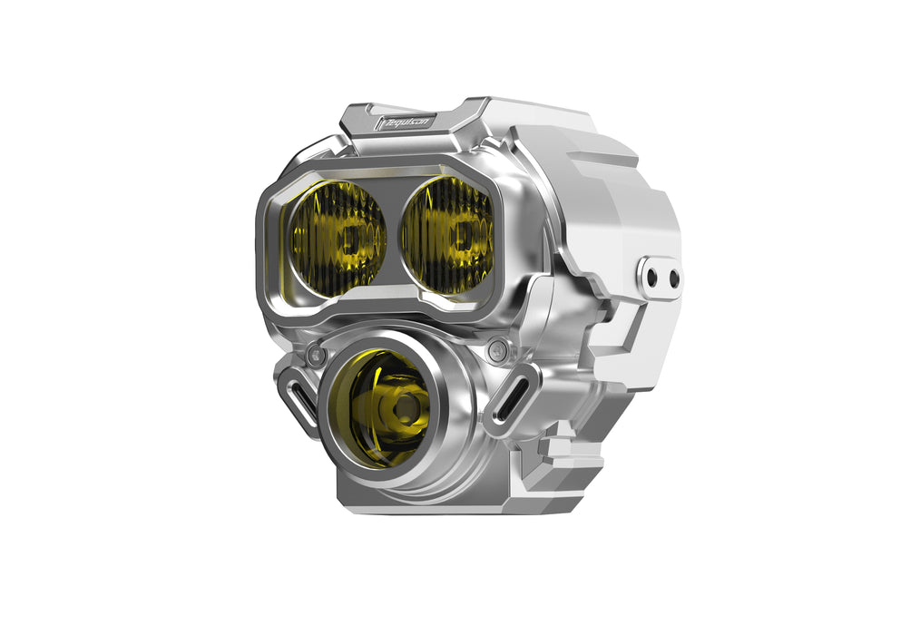 Tequsion Series Monster 1 General 4 Inch Pod Light New Universal IP68 Waterproof 73W Per Light White & Yellow LED Spotlight