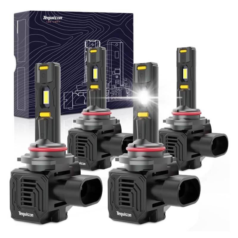 Tequison Q35 9005/9006 LED Bulbs - 50K LM 13K RPM 4-Pack