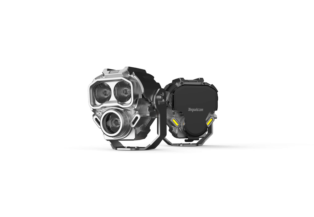 Tequsion Series Monster 1 General 4 Inch Pod Light New Universal IP68 Waterproof 73W Per Light White & Yellow LED Spotlight