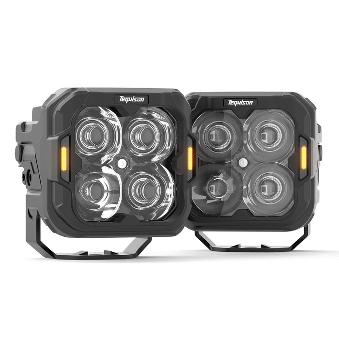 Tequison Sport version 40W/ 3 Inch Pod Light For A1-Series (White Spot Beam)A SET