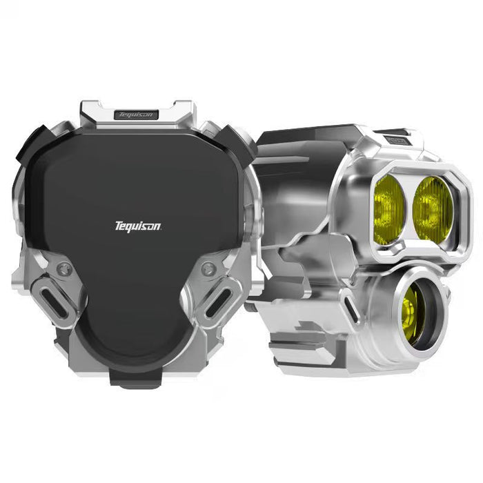 Tequsion Monster 1 Yellow LED Pod Lights General 4 Inch Pod Light