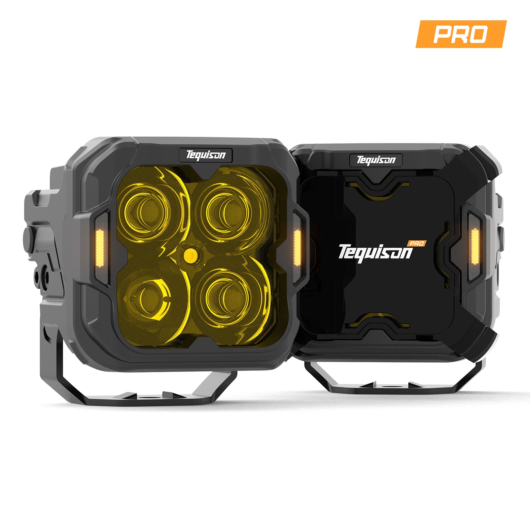 Tequison Pro version 50W/ 3 Inch Pod Light For A1-Series (Yellow Spot