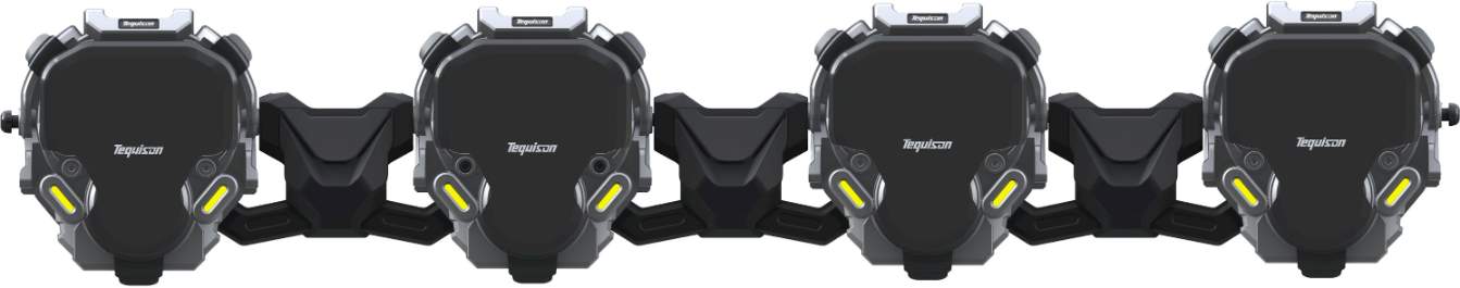 73W Per Light White DRL LED Pod Light Tequsion Monster 1 Off Road 4 Pods Light Bar Combo ADC12 Die Cast Housing PC Lens IP68 Waterproof for General
