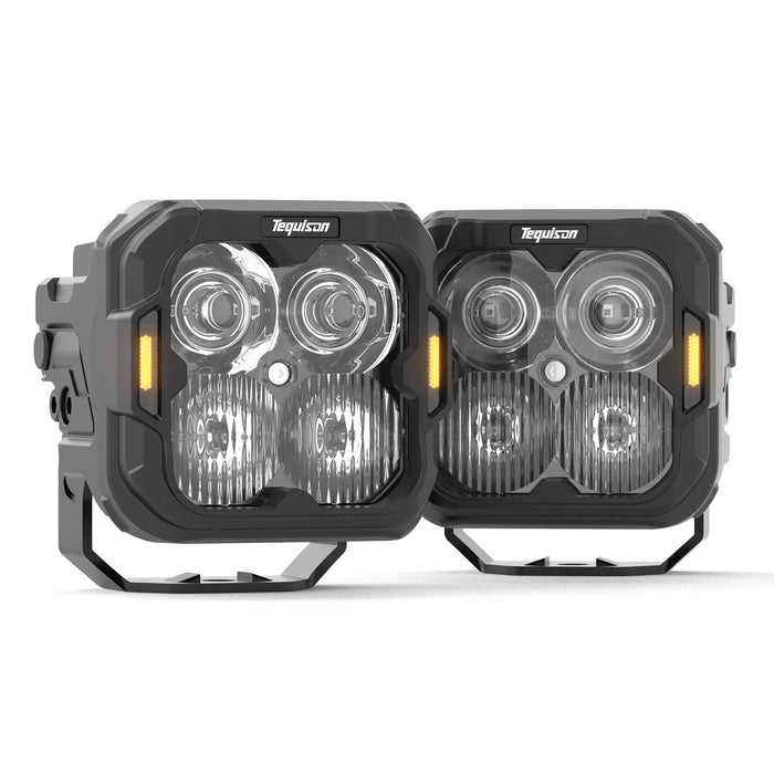 Tequison Sport version 40W/ 3 Inch Pod Light For A1-Series (White Combo Beam)A SET