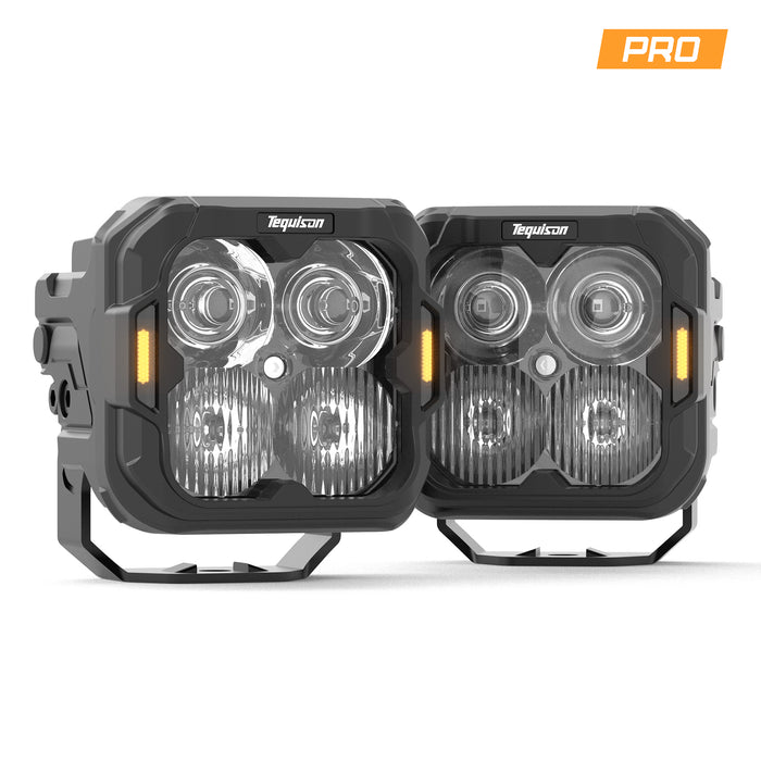 Tequison Pro version 50W/ 3 Inch Pod Light For A1-Series (White Combo Beam)A SET