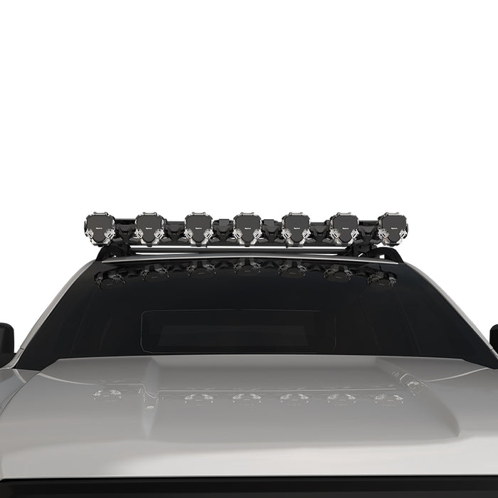 Tequsion Off Road Driving Light 5 Pods LED Light Bar Combo IP68 Waterproof Yellow DRL 73W Per Light